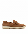 Moccassins Cider Camel Suede Summer Charms Walk