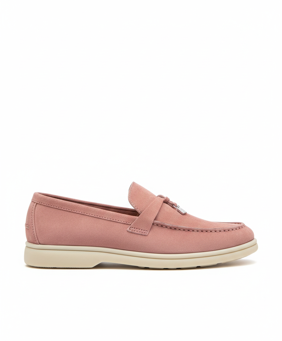 Mocassins Pink Suede Summer Charms Walk