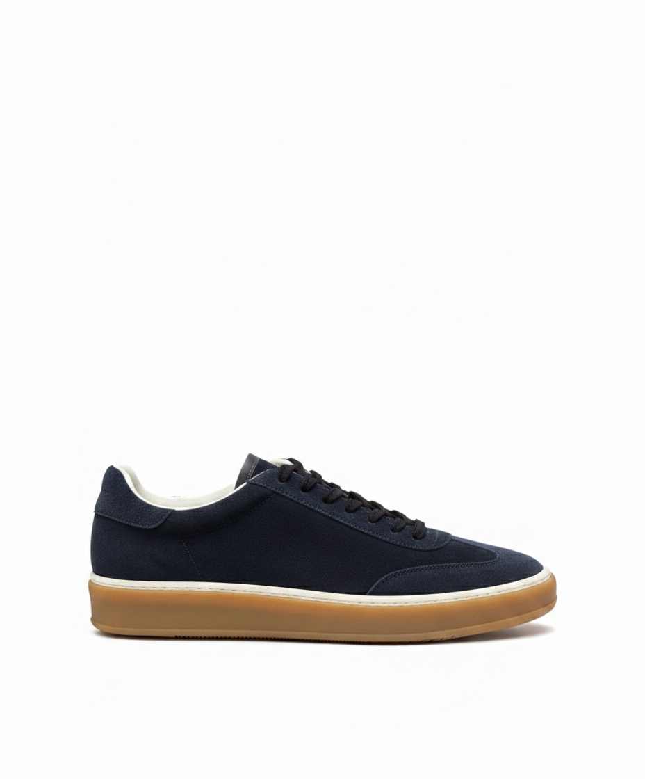 Tennis Walk Navy blue Sneaker Calfskin