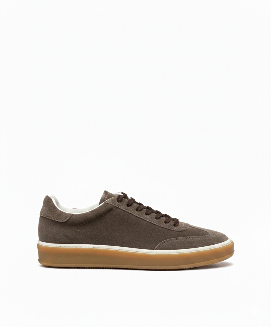 Tennis Walk Brown Sneaker Calfskin