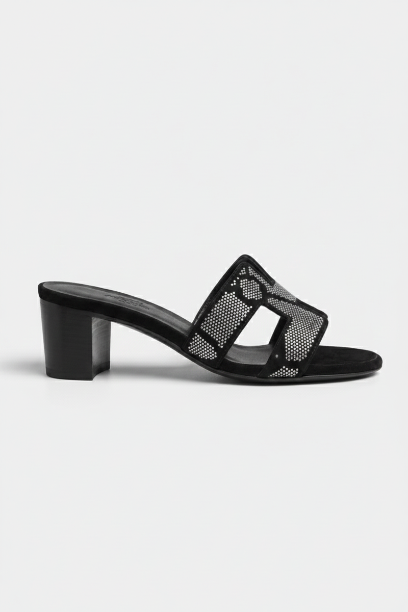 Hermes Oasis Sandals Figure Artistique Motif
