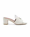 Summer Charms Sandal White Suede Goatskin
