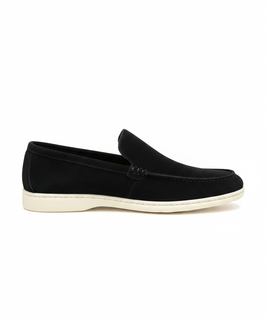 Moccasins Summer Walk Black Suede