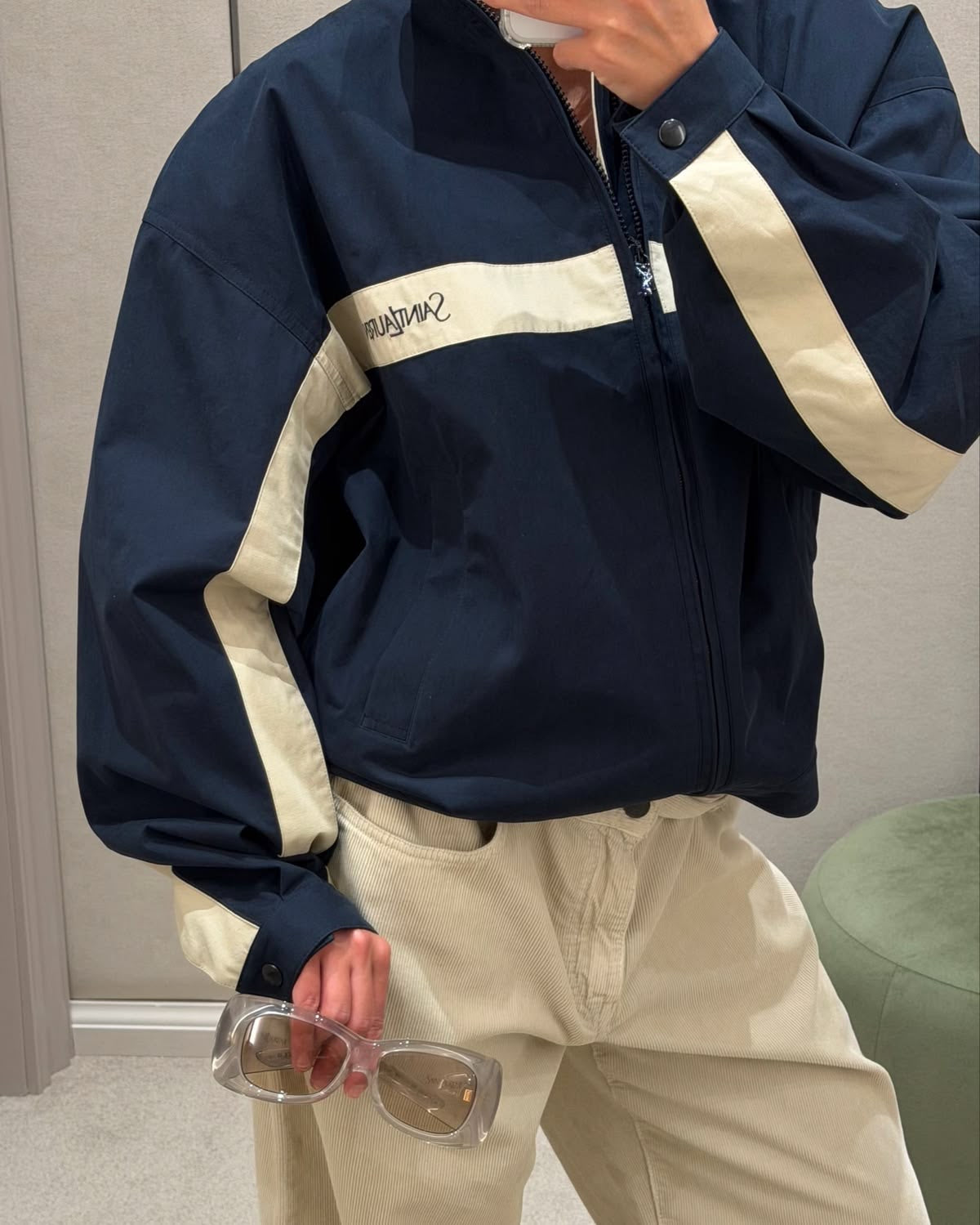 SAINT LAURENT JACKET IN COTTON