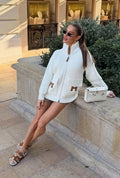 Hermès H Pocket Zipper Wool Knit Jacket