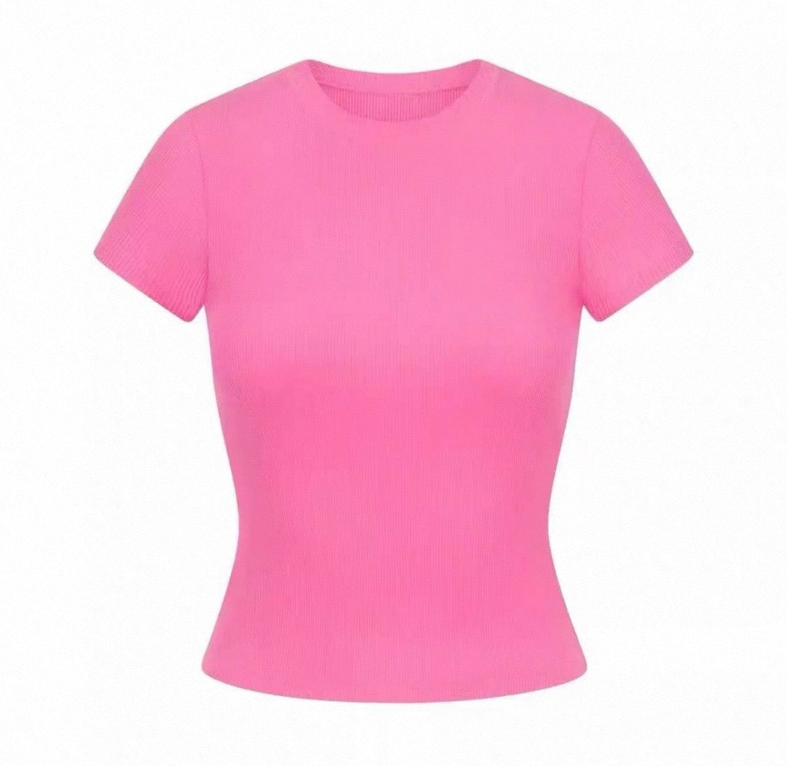 COTTON RIB T-SHIRT