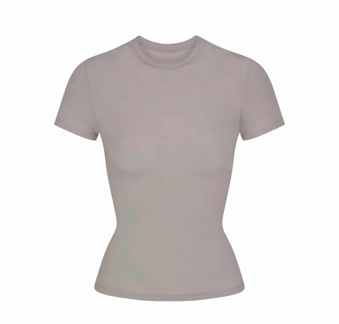 COTTON RIB T-SHIRT