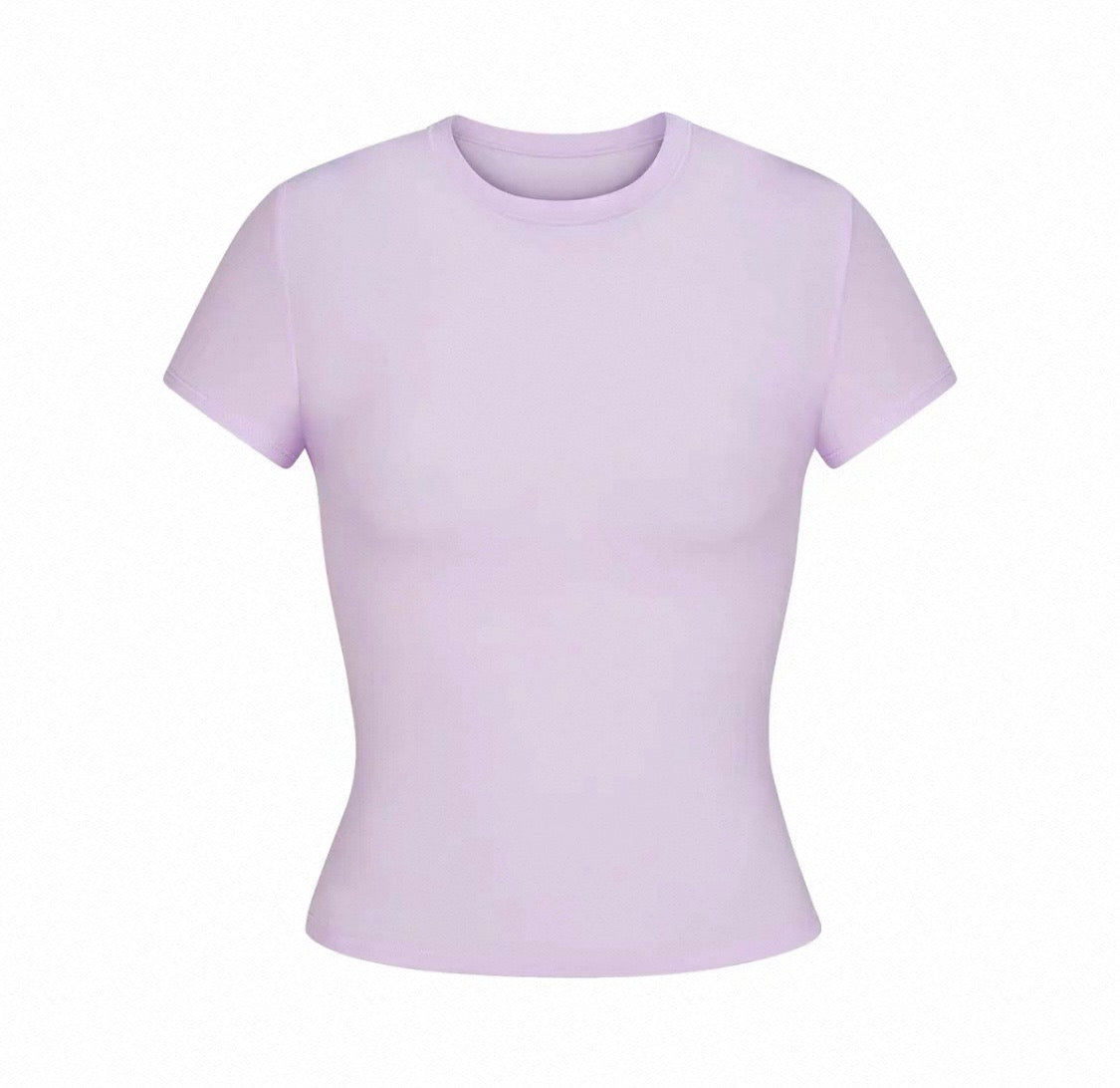 COTTON RIB T-SHIRT