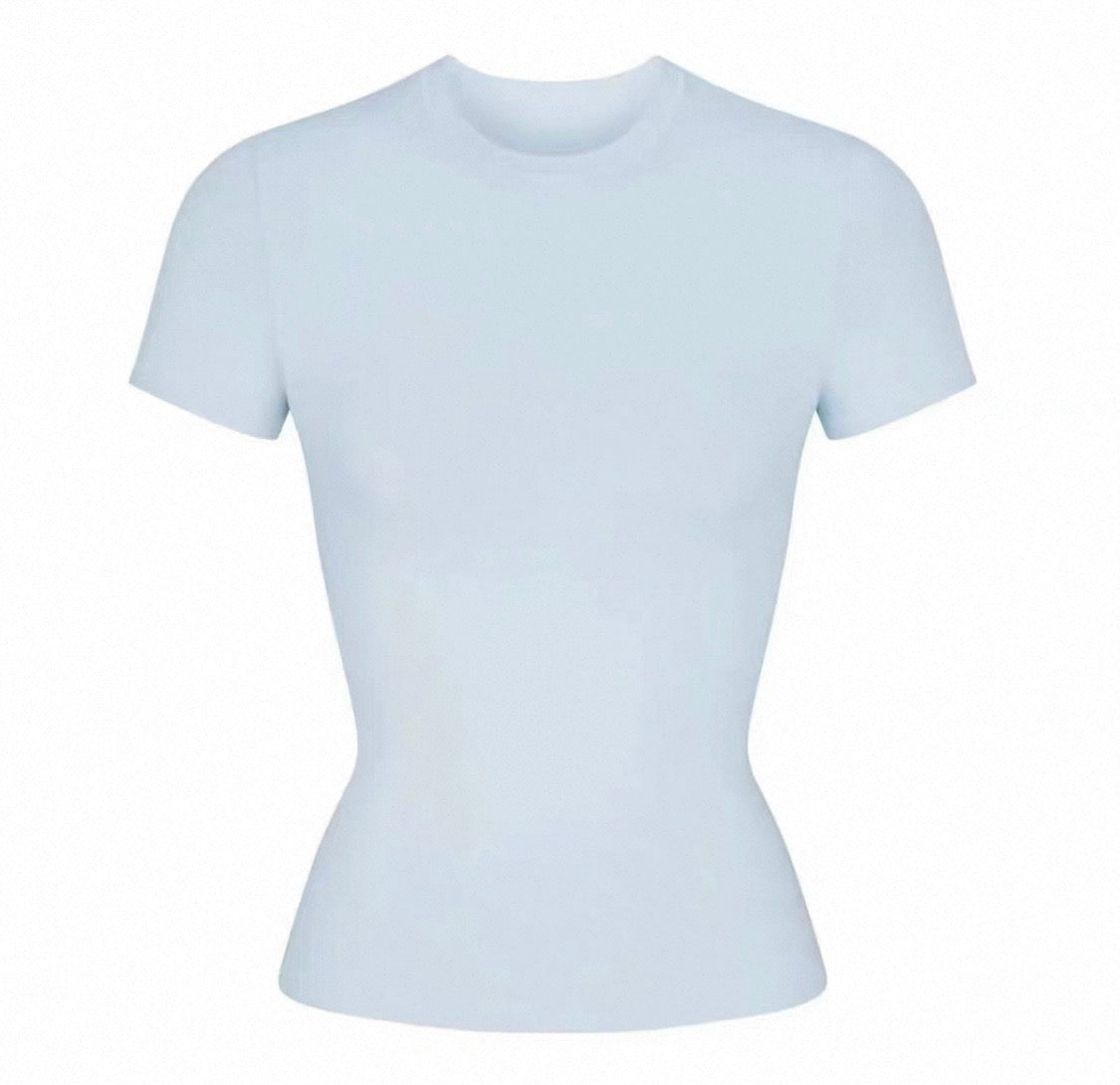COTTON RIB T-SHIRT