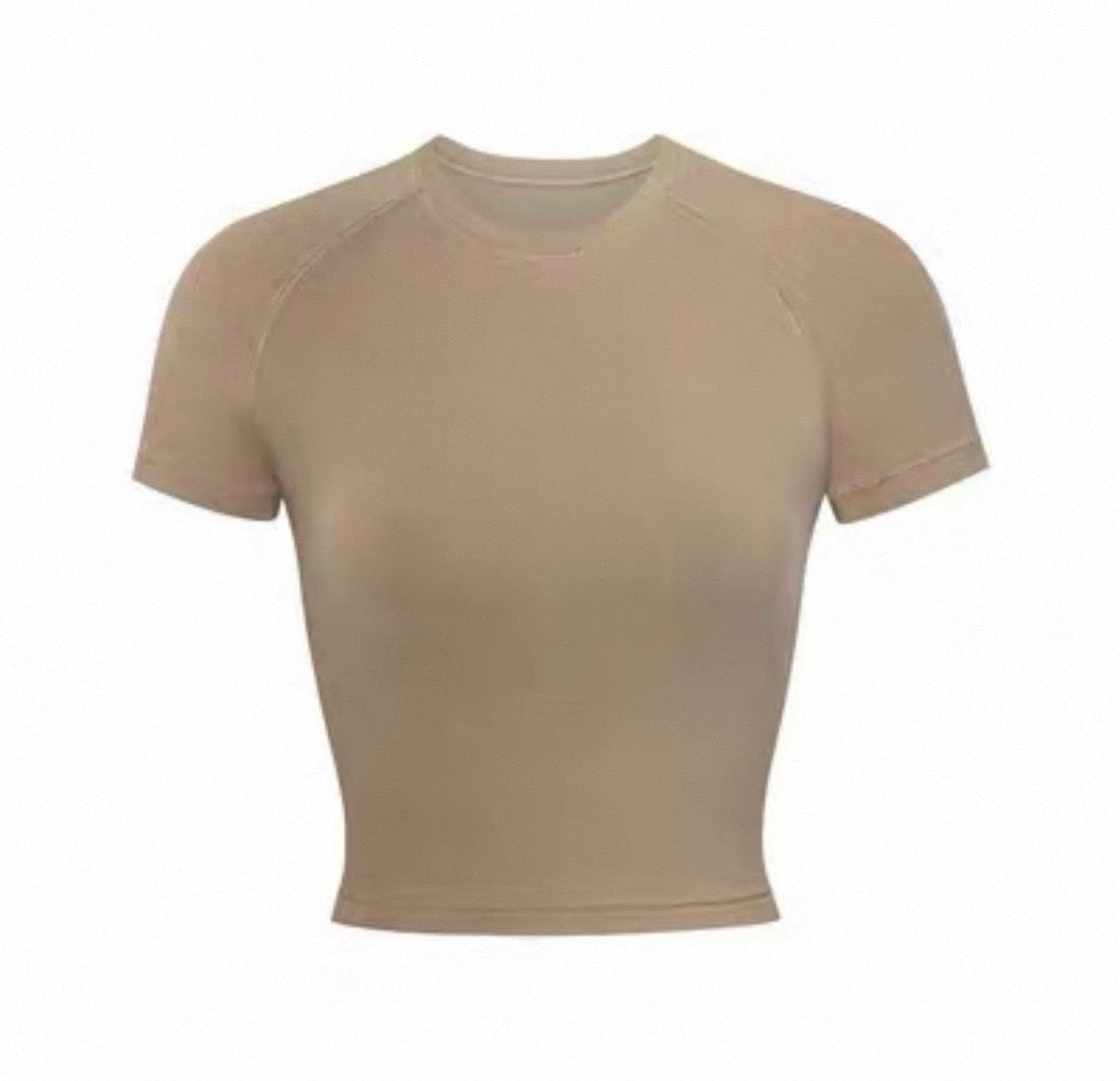 VINTAGE CROPPED RAGLAN T-SHIRT