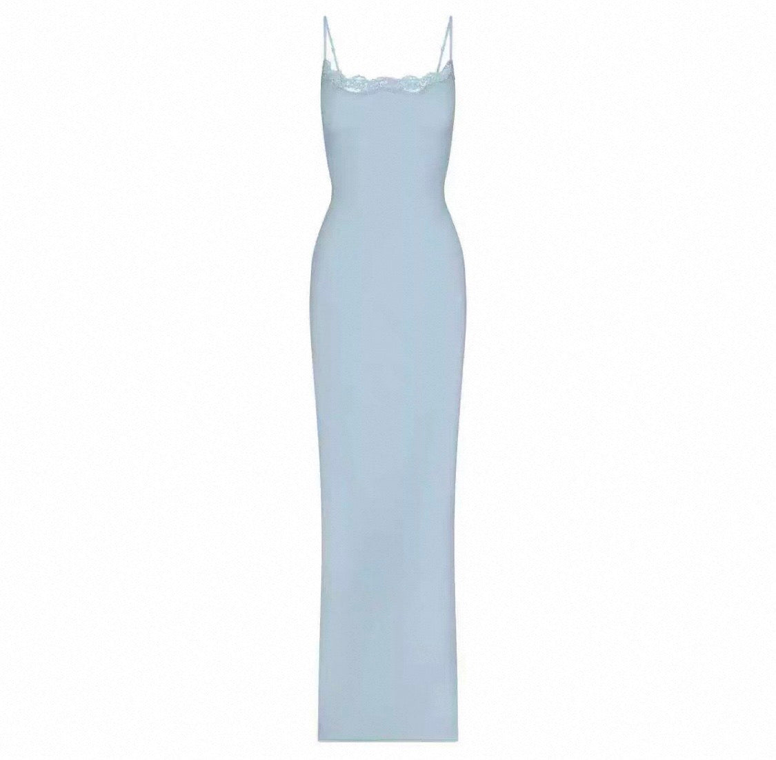 FITS EVERYBODY LACE LONG SLIP DRESS