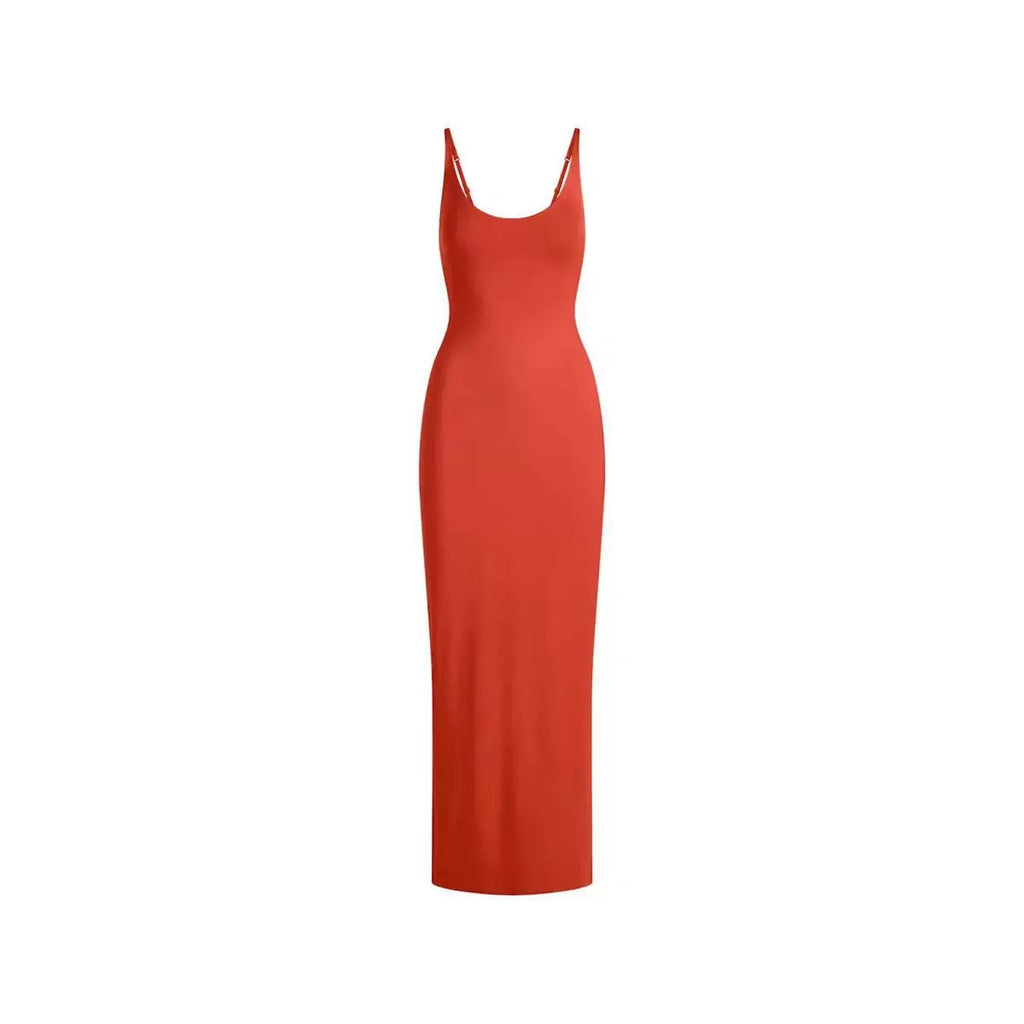 SMOOTH LOUNGE SKIMPY SCOOP NECK DRESS