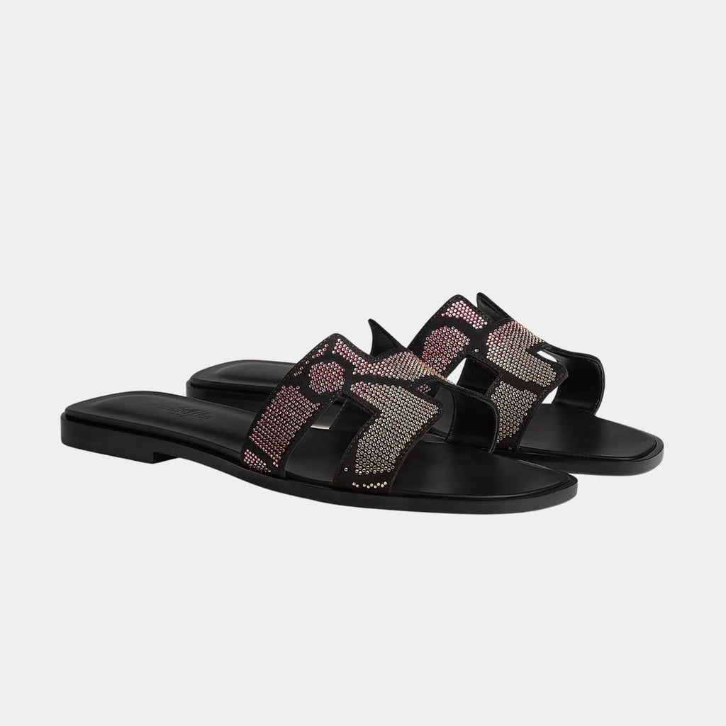 Hermès Oran Figure Artistique Rhinestone Sandal