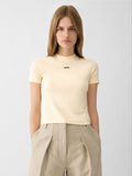 LES CLASSIQUES The Gros Grain t-shirt in Light beige