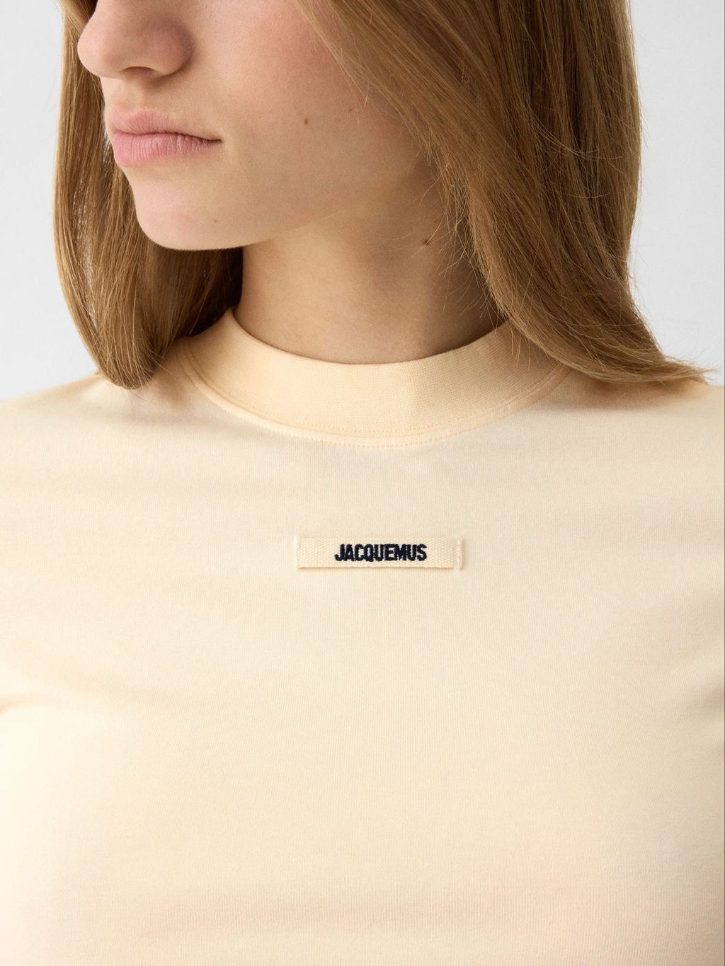 LES CLASSIQUES The Gros Grain t-shirt in Light beige