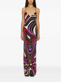 PUCCI Notturno Wave Silk Slip Gown