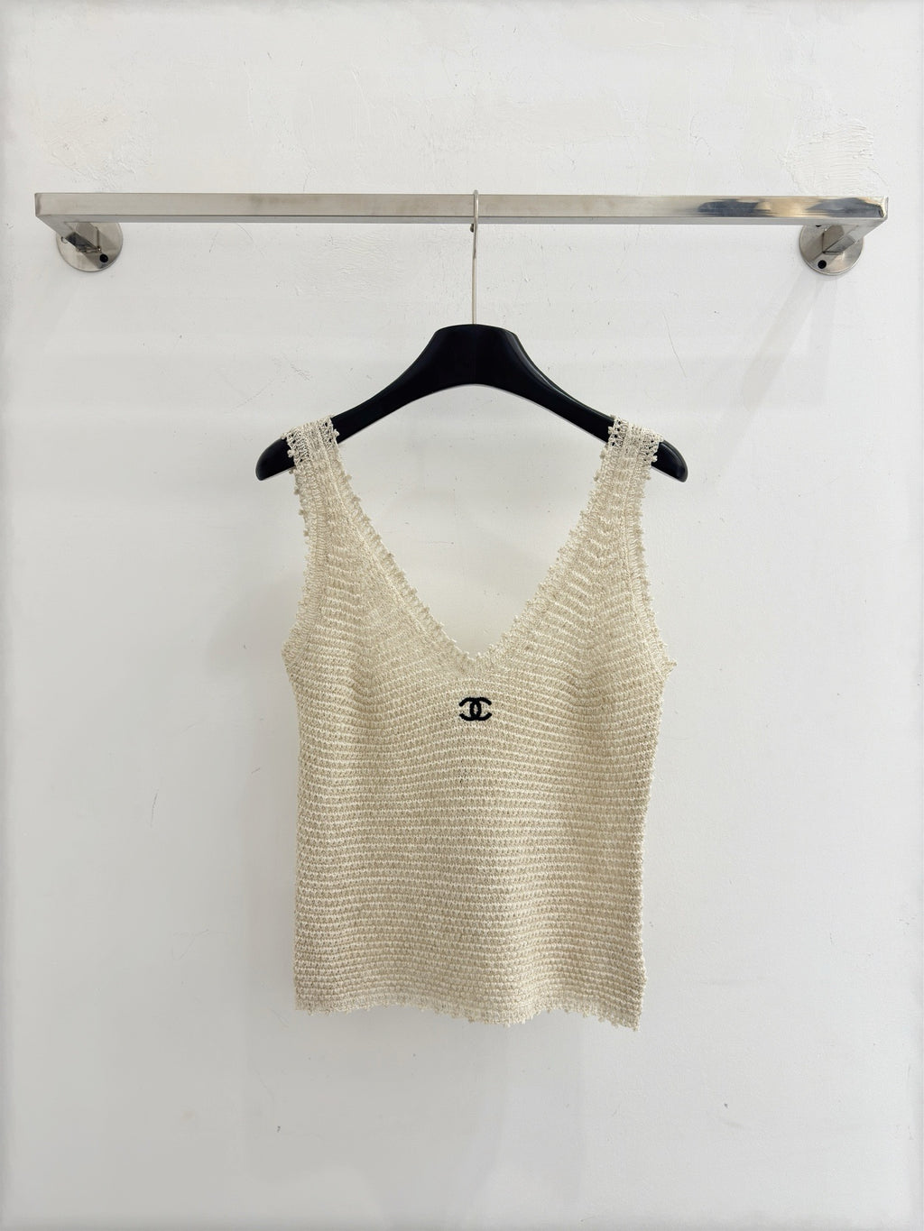 Chanel Ribbed Tank Top