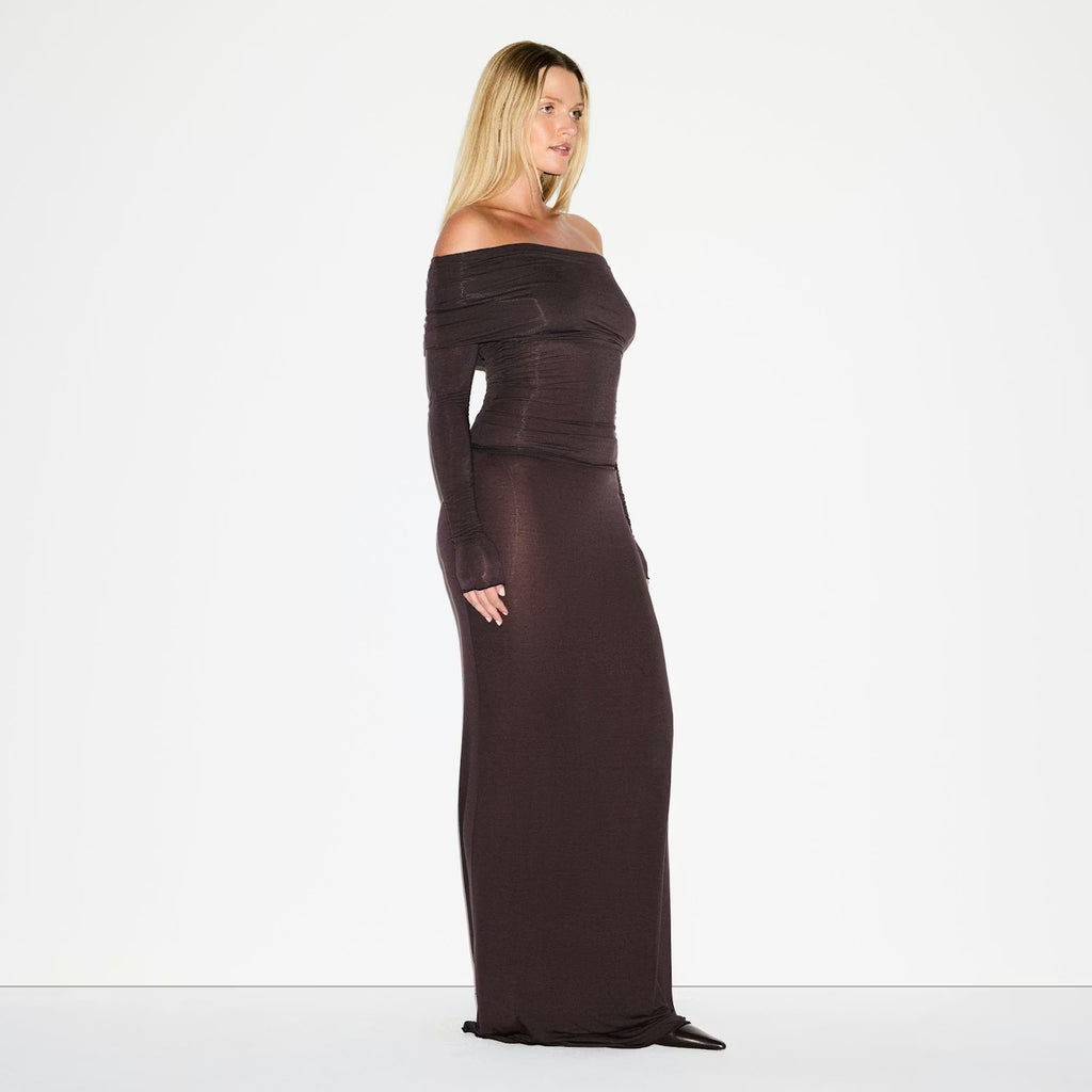 SHEER MODAL OFF THE SHOULDER SET