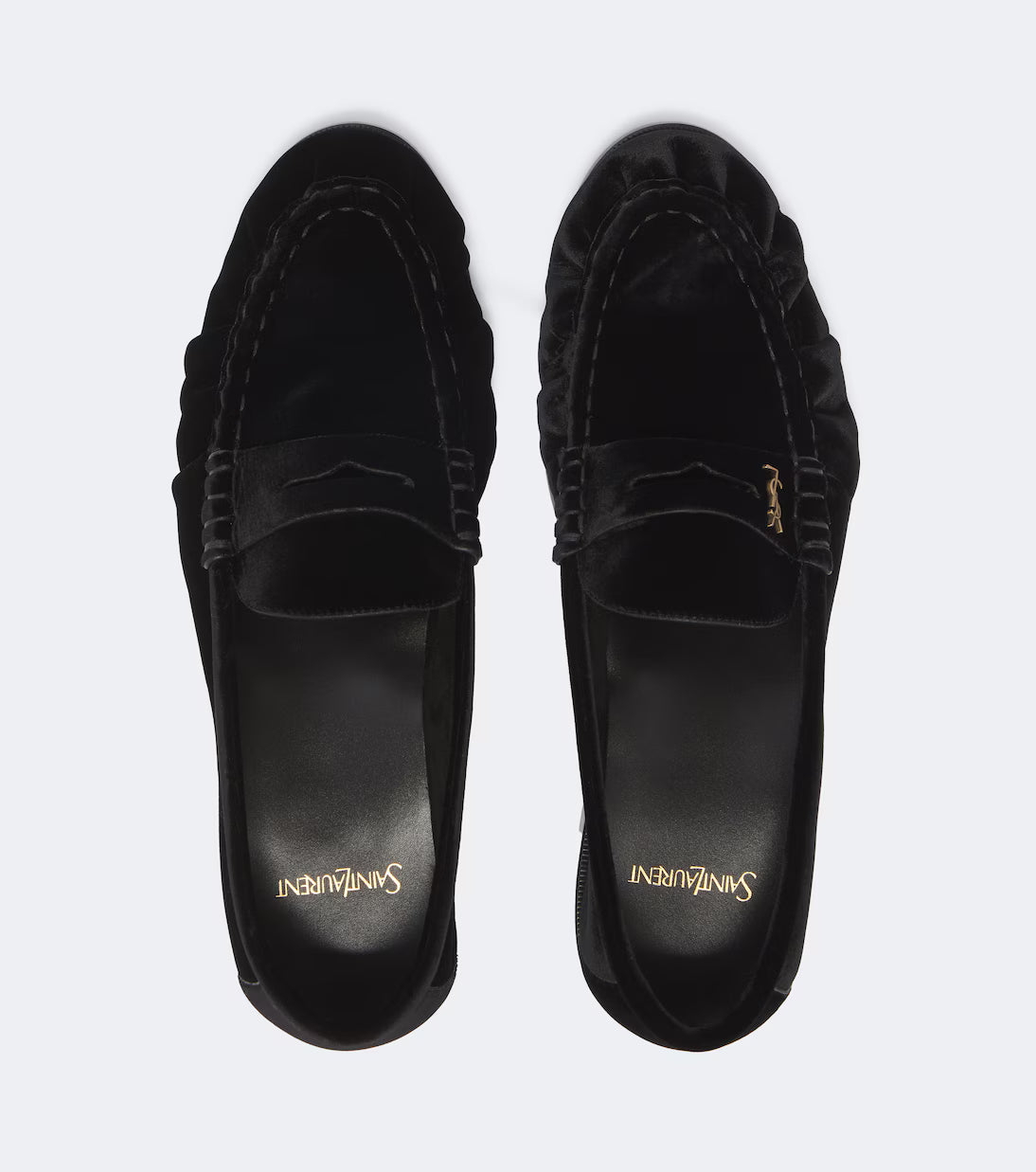 Saint Laurent Le Loafer velvet penny