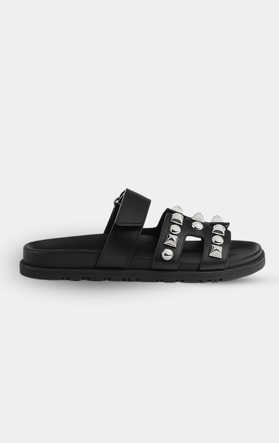 Hermès Chypre Sandal Calfskin With Medor Studs