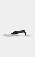 ALAÏA NOIR INVISIBLE THONG IN SATIN
