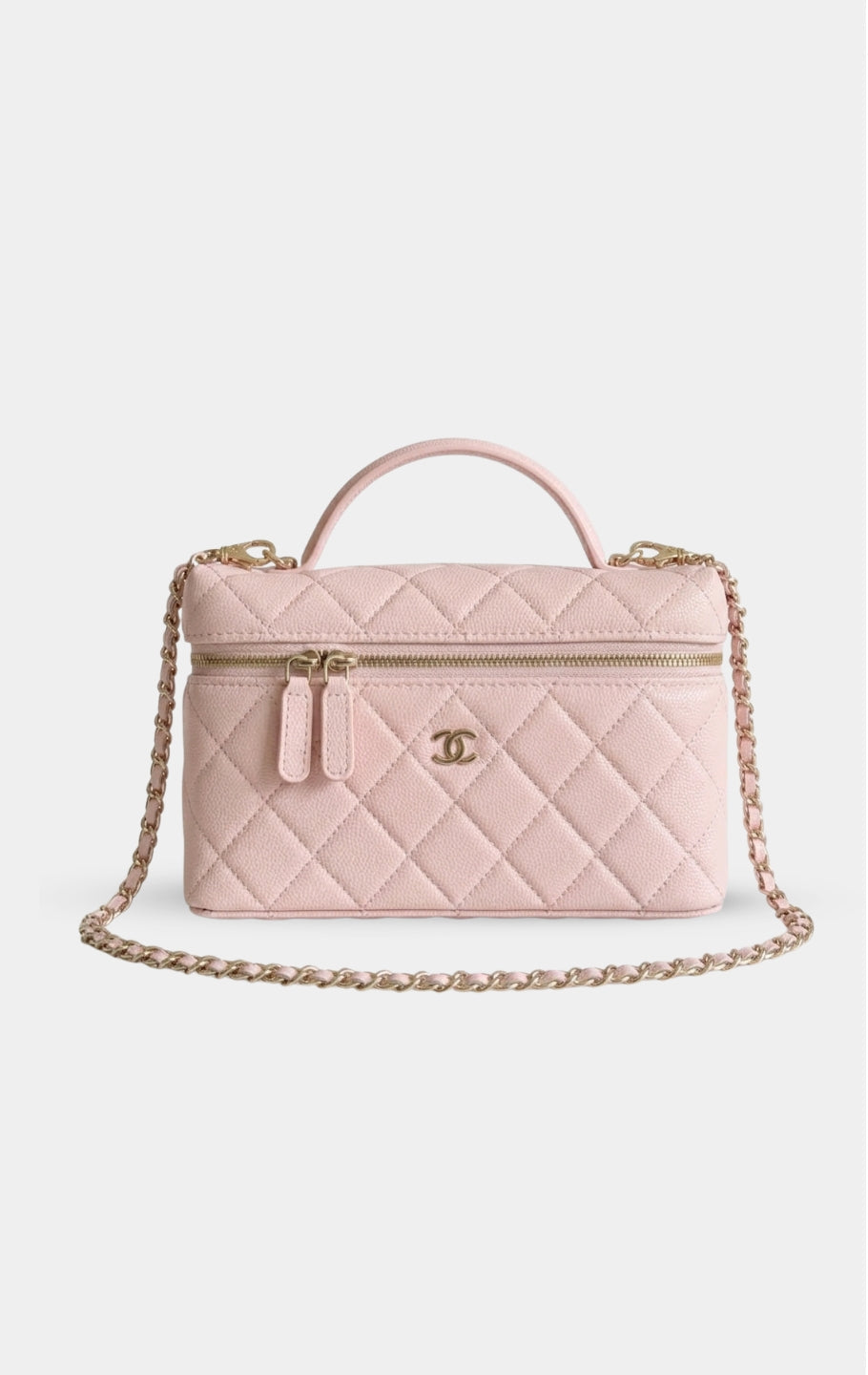  Chanel Top Handle Long Vanity Case