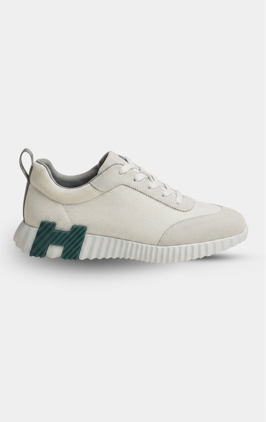 Hermès Bouncing White/Aqua Sneaker