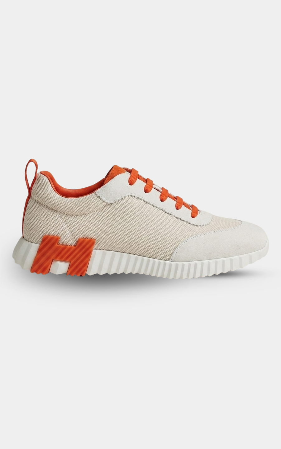 Hermès Bouncing Beige/Orange Sneaker