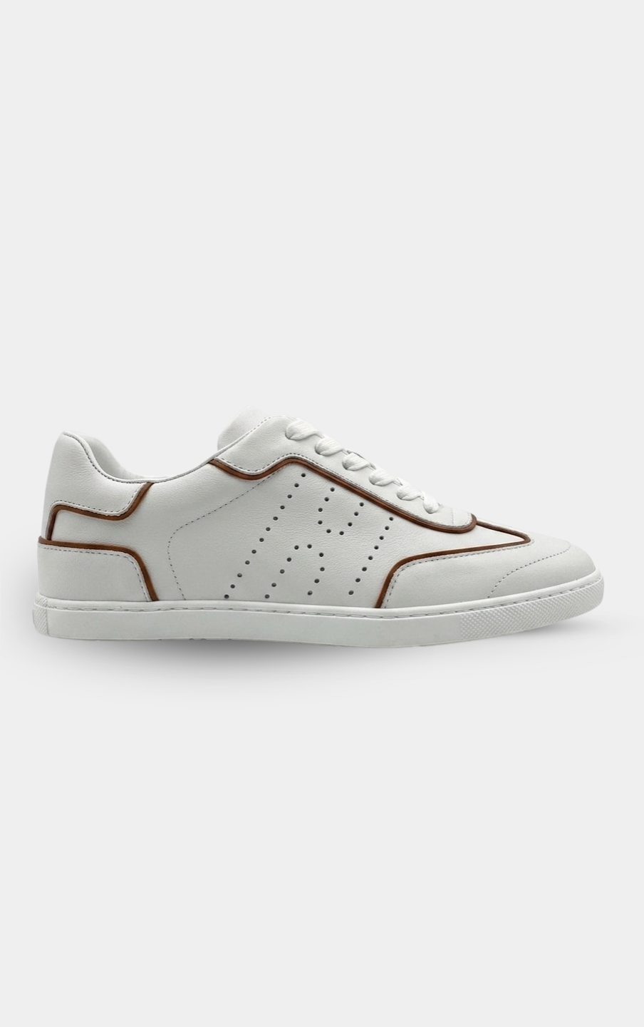 Hermès White/Brown Match Sneaker