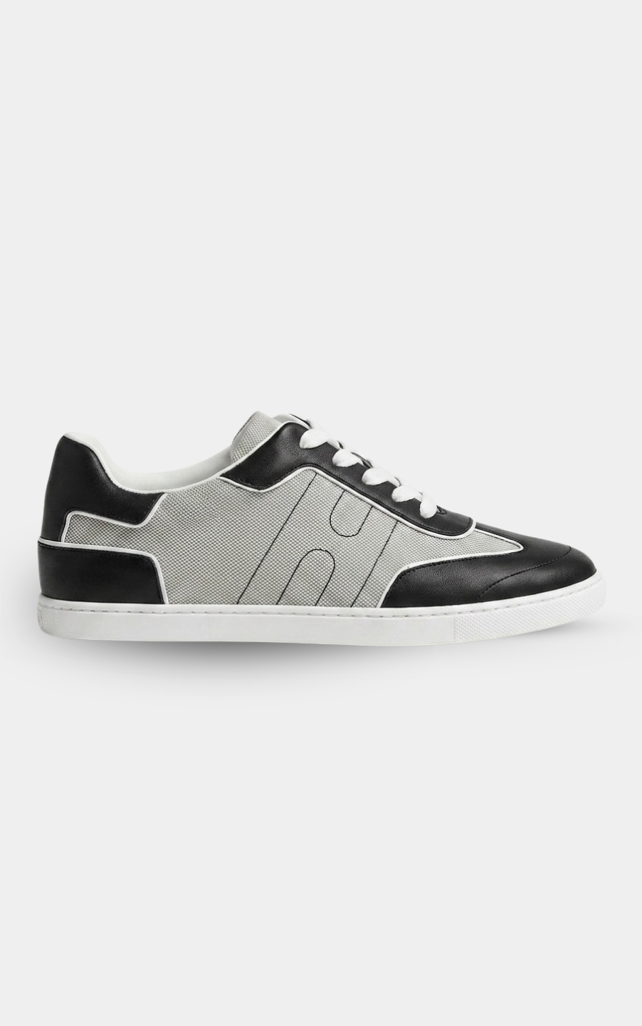 Hermès Black/Grey Match Sneaker