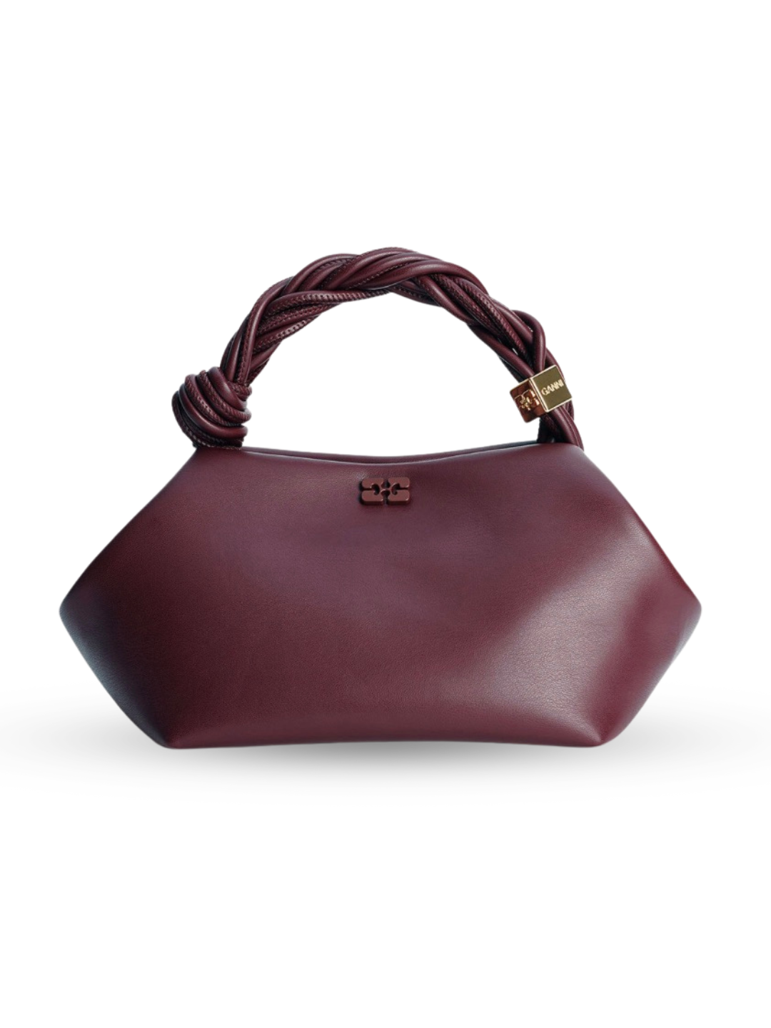 GANNI Burgundy Small Bou Bag