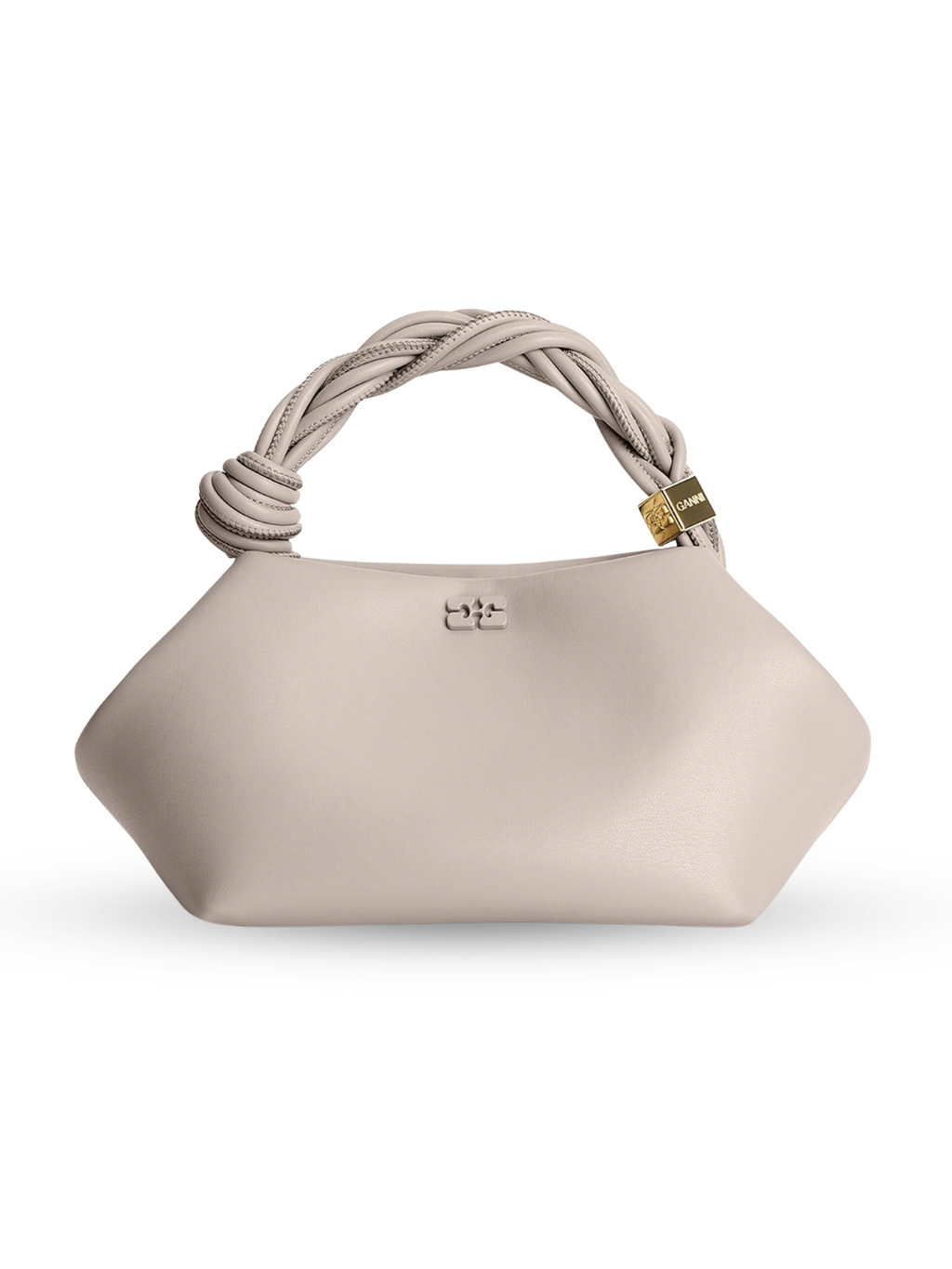 GANNI Oyster Grey Small Bou Bag