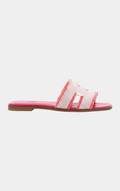 Hermès Oran Rose Grenade Sandal