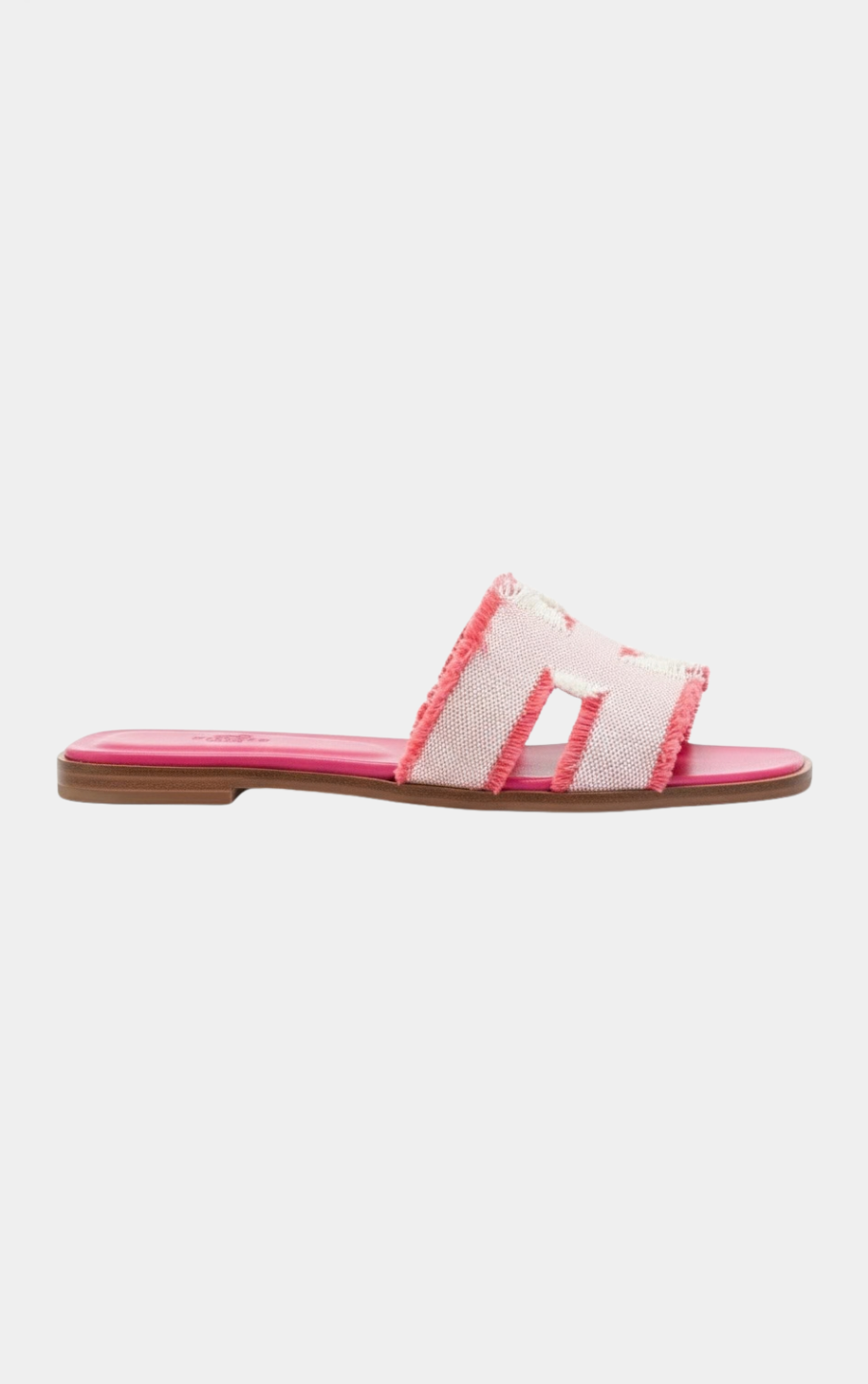 Hermès Oran Rose Grenade Sandal