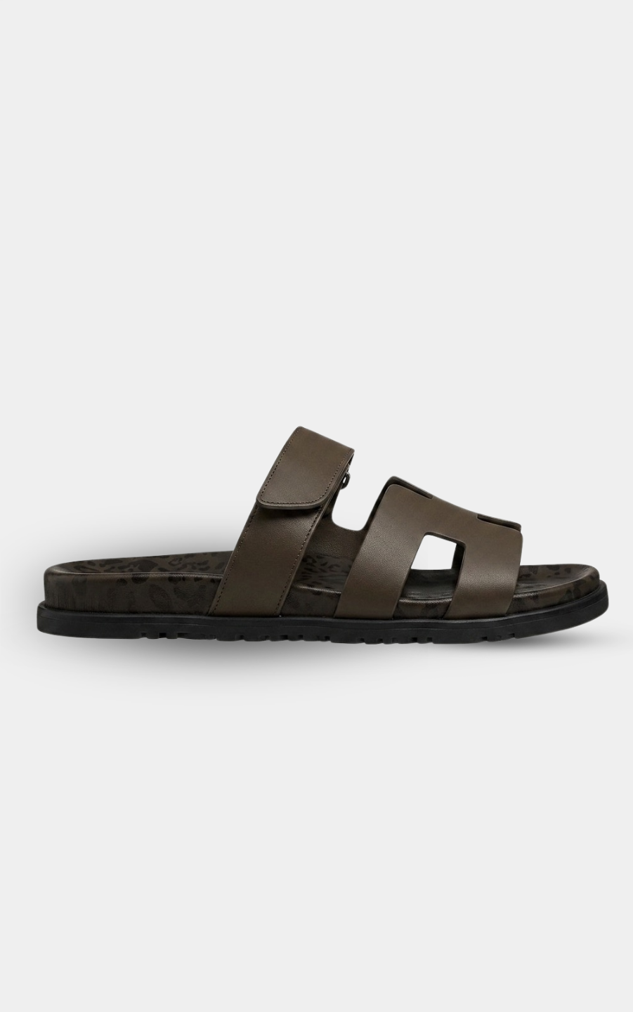 Hermès Chypre Écorce Leopard Sandal