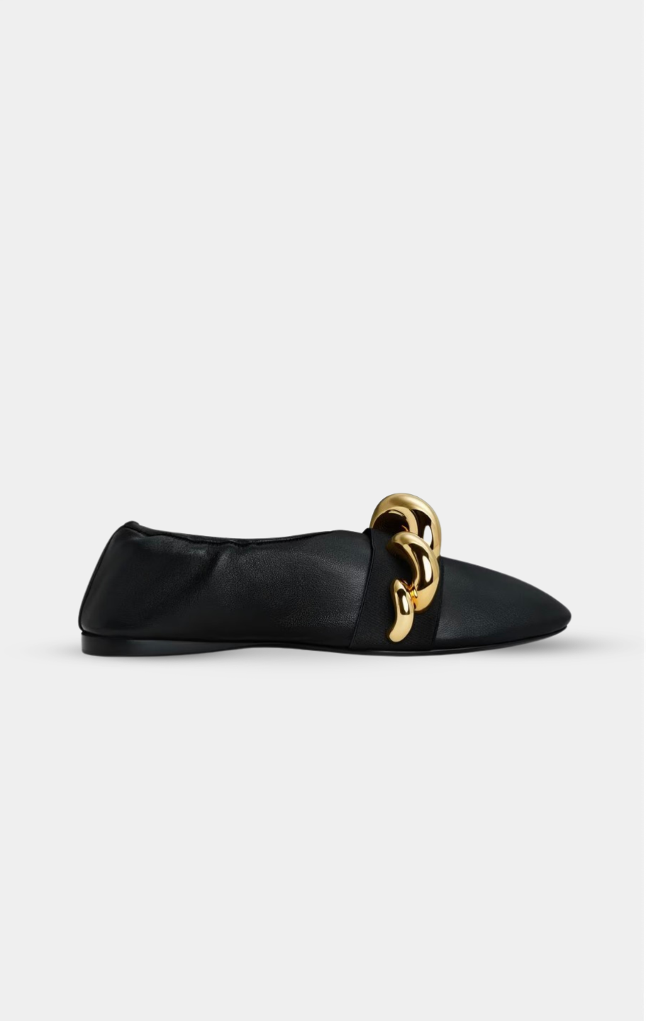ALAÏA NOIR JEWEL SLIPPERS IN LEATHER