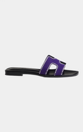 Hermès Oran Violet Majorette Sandal