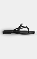 Hermès Black Miss Sandal