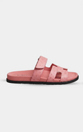 Hermès Chypre Pink Ostrich Leather Sandal