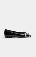 CHANEL Shiny Black The COCO Beach '26 Ballet Flats