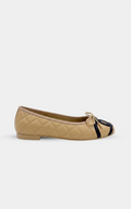CHANEL Beige The COCO Beach '26 Ballet Flats