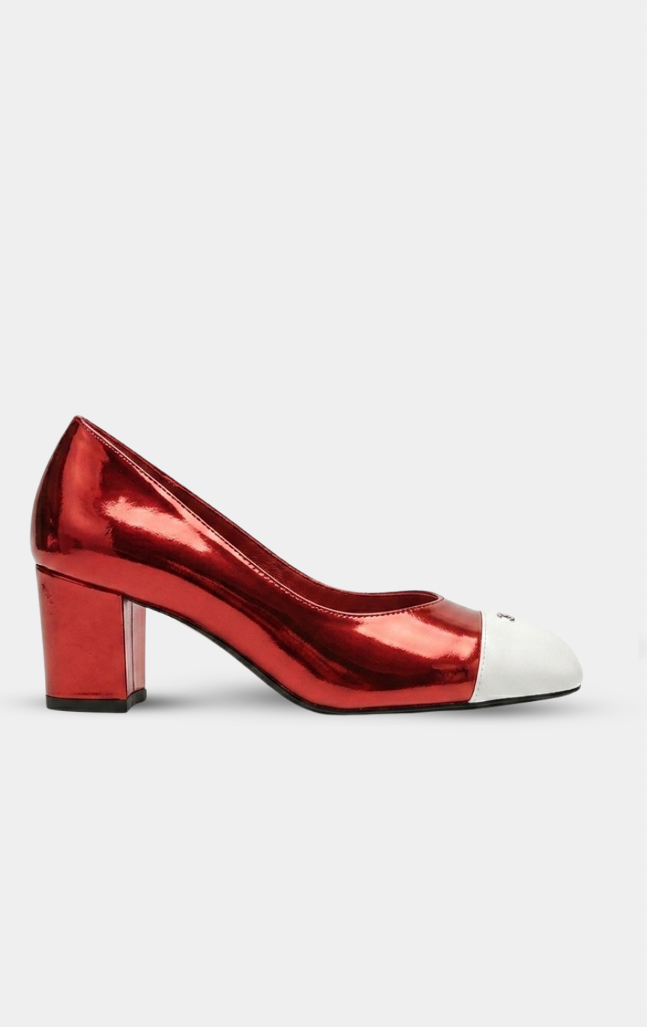 CHANEL Red & White pumps '26 Heels