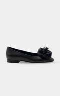 CHANEL Black Camellia SS26 Ballerina flats