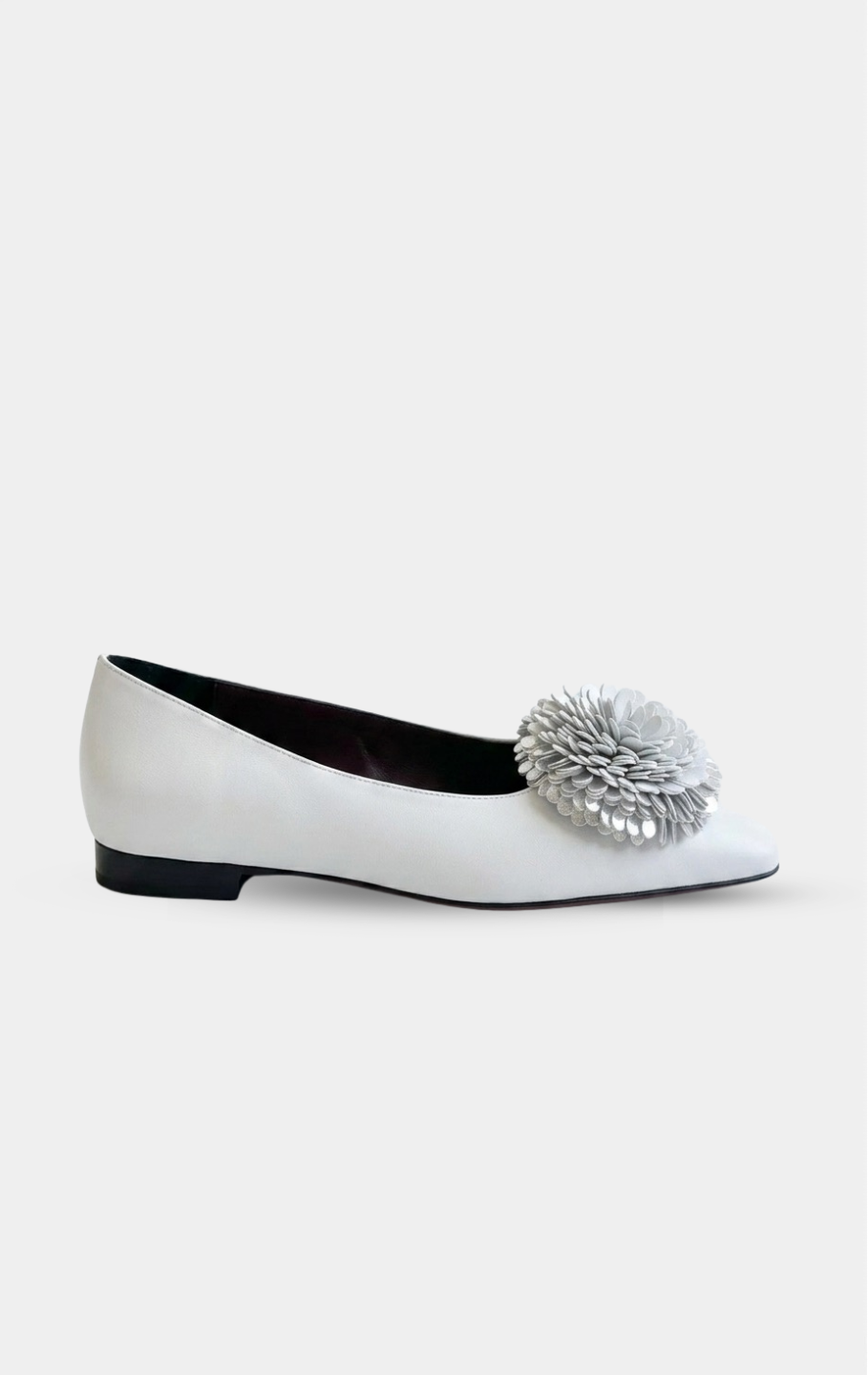 Chanel White Camellia SS26 Ballerina flats