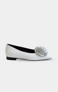 Chanel White Camellia SS26 Ballerina flats