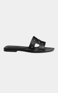 Hermès Oran Calfskin Medor Studs Sandal