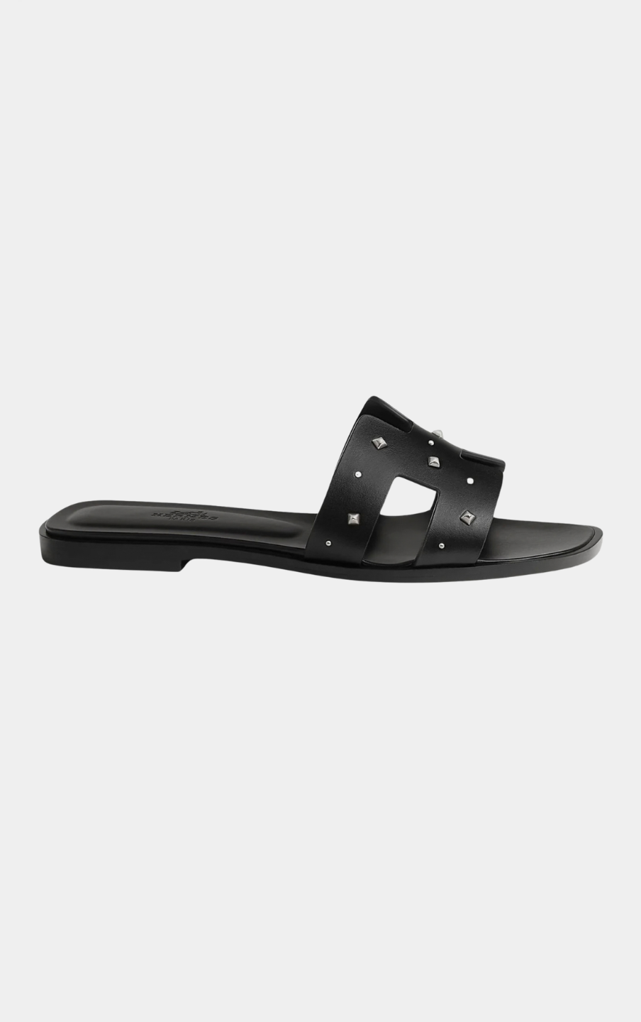 Hermès Oran Calfskin Medor Studs Sandal