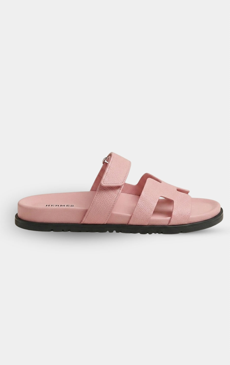 Hermès Chypre Leather Pink Sandal