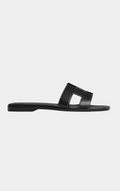 Hermès Oran Noir Sandal