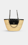 CHANEL LARGE SHOPPING TOTE BAG BEIGE